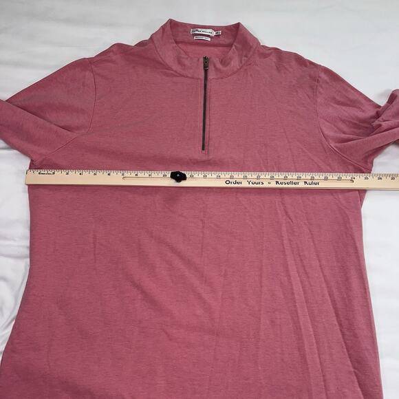 Peter Millar Mountainside Sweater Mens Size XXL Pink Pullover Pima Cotton Alpaca - Picture 9 of 13